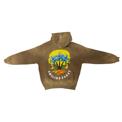 "EARTH FADE" Tracksuit - Brown Washed