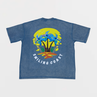 "SUNSET EASE" T-Shirt - Vintage Washed