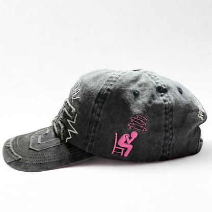 "HEL BU DAL" Cap - Distressed