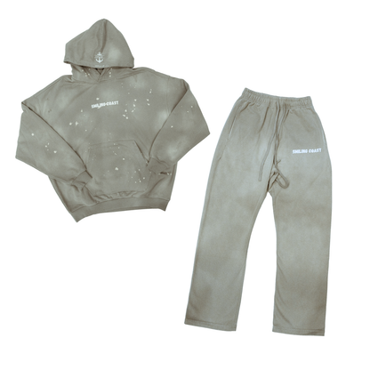 "SALT MIST" Tracksuit - Grey Washed