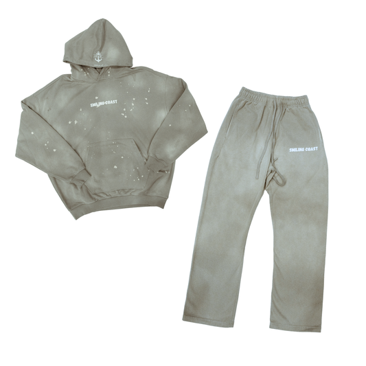 "SALT MIST" Tracksuit - Grey Washed