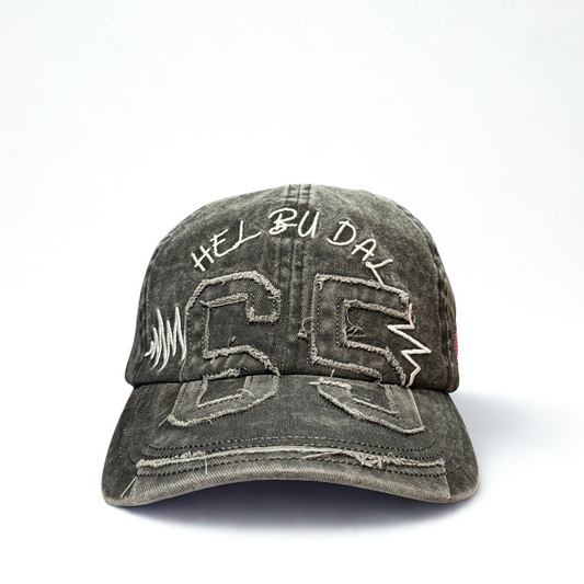 "HEL BU DAL" Cap - Distressed